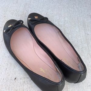 Kate Spade Black Ballet Bow flats